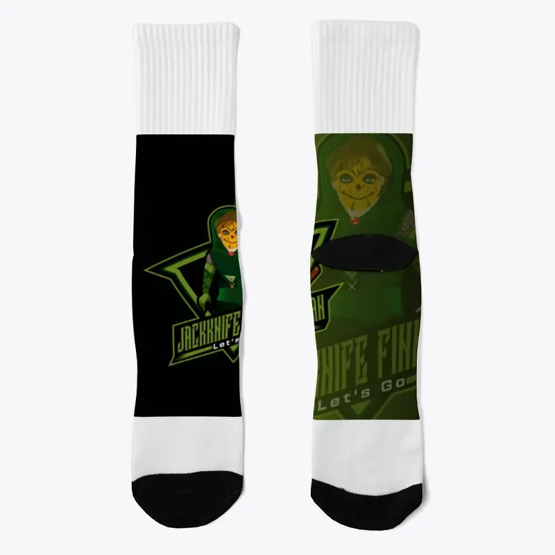 Jackknife Triangle Logo Socks